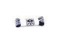 LC057-75-BWF-OS 75 CM Black & White Gingham Flat Laces LC057-75-BWF-OS