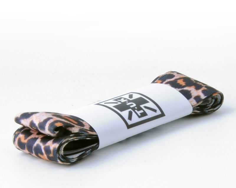 LC025-75-LEZ 75 CM Leopard Zebra Satin Laces LC025-75-LEZ-OS