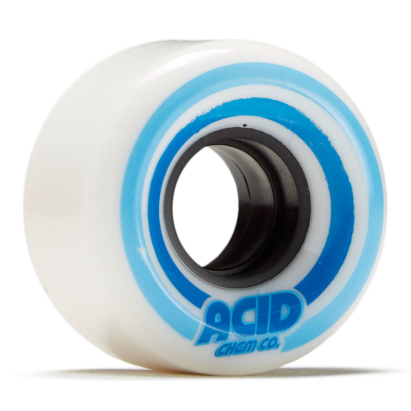 Acid Pods 86a Conical Skateboard Wheels - White - 53mm