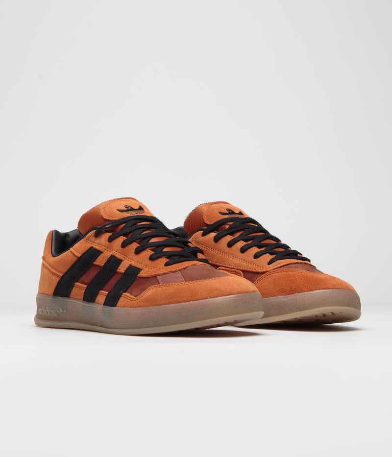 Adidas Aloha Super Shoes in Fox Red and Core Black / Burnt Sienna
