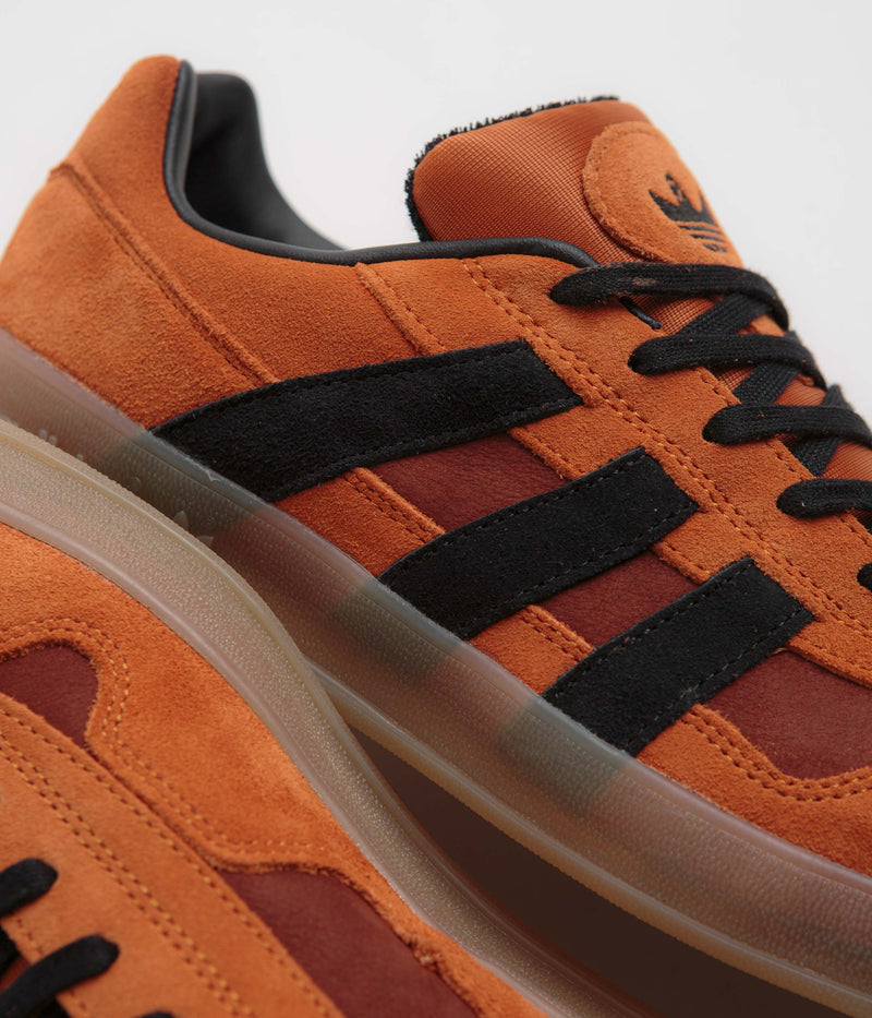 Adidas Aloha Super Shoes in Fox Red and Core Black / Burnt Sienna