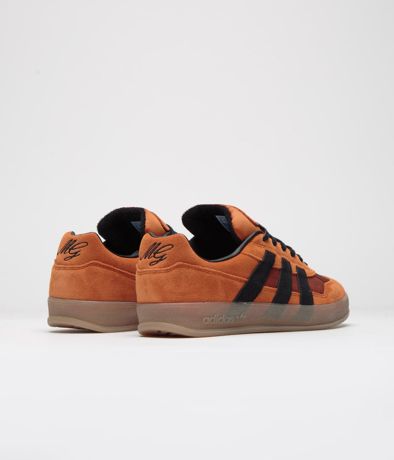 Adidas Aloha Super Shoes in Fox Red and Core Black / Burnt Sienna