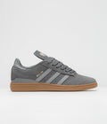 Adidas Busenitz Shoes in Grey Five and Grey Three / Gold Metallic
