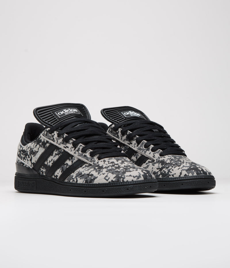 Adidas Busenitz Shoes in Grey Two and Core Black / Grey Three