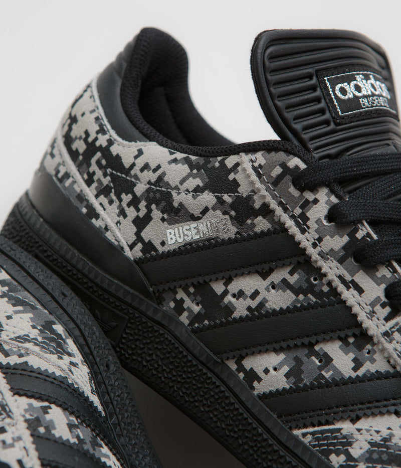 Adidas Busenitz Shoes in Grey Two and Core Black / Grey Three