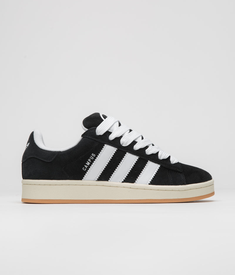 Adidas Campus 00s Shoes in Core Black and Cloud White / Off White
