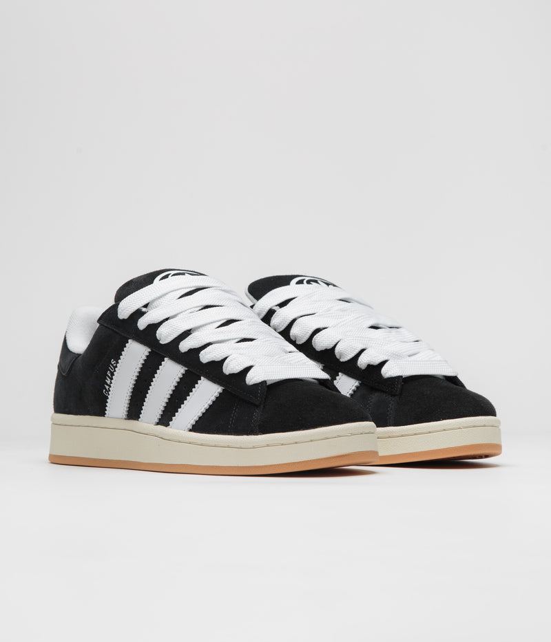 Adidas Campus 00s Shoes in Core Black and Cloud White / Off White
