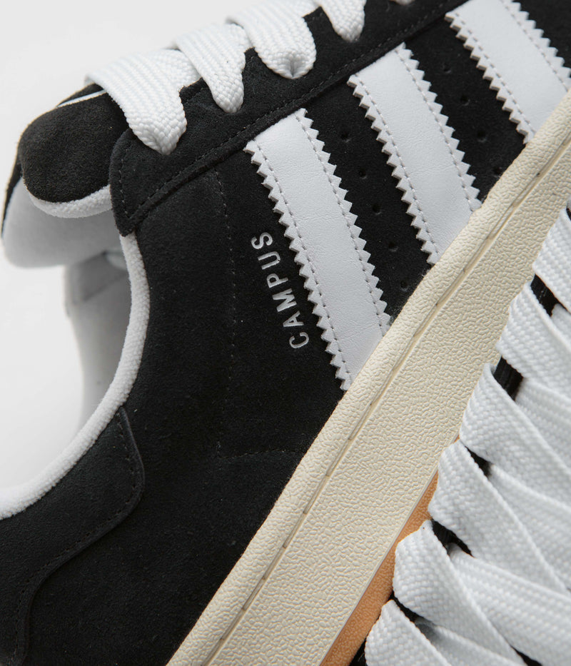 Adidas Campus 00s Shoes in Core Black and Cloud White / Off White