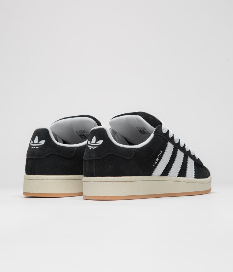 Adidas Campus 00s Shoes in Core Black and Cloud White / Off White