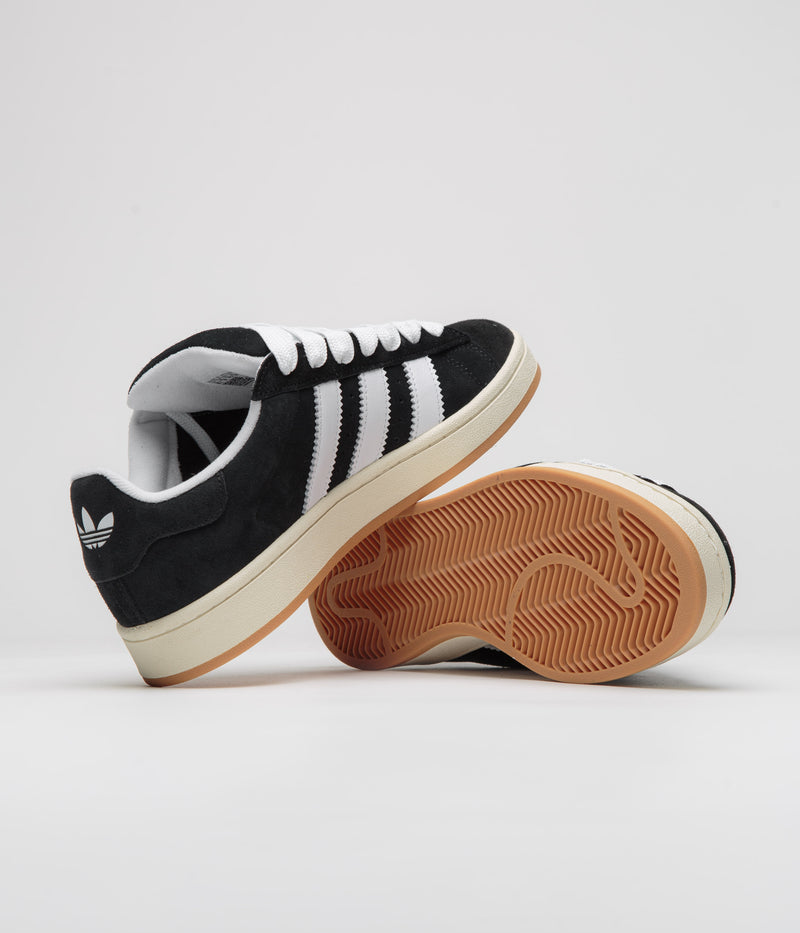 Adidas Campus 00s Shoes in Core Black and Cloud White / Off White