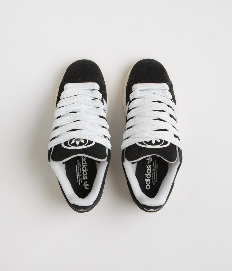 Adidas Campus 00s Shoes in Core Black and Cloud White / Off White