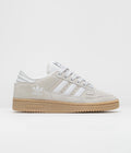 Adidas Centennial 85 Low ADV Shoes in Crystal White and Cloud White / Gum