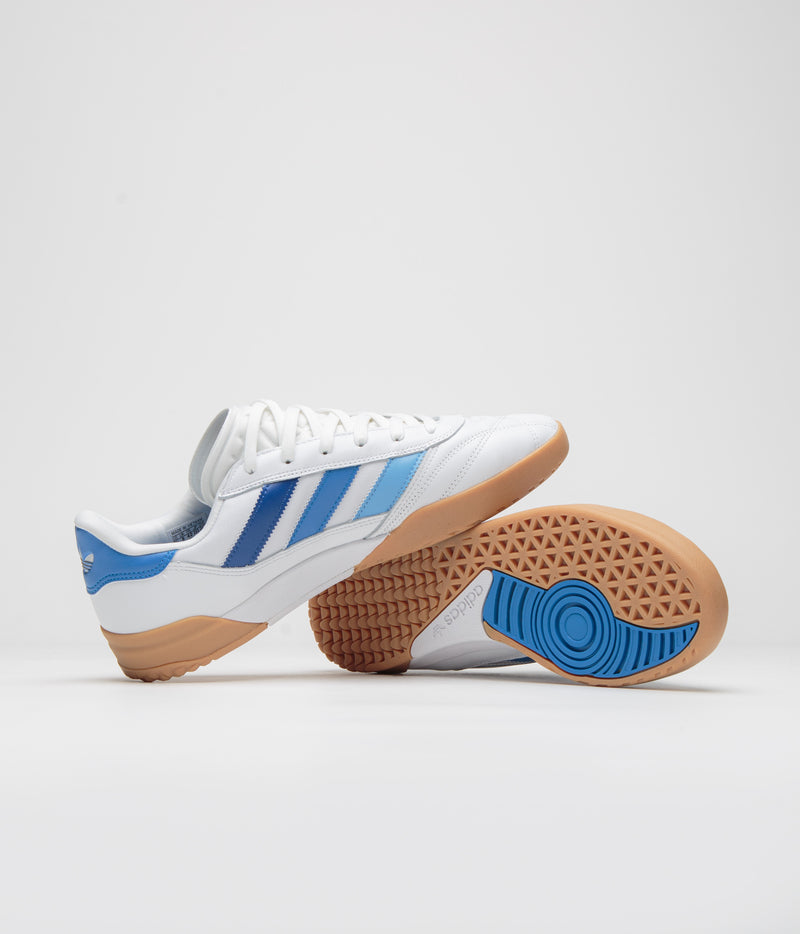 Adidas Copa Premiere Shoes in Cloud White and Bluebird / Team Royal Blue