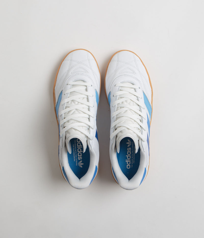 Adidas Copa Premiere Shoes in Cloud White and Bluebird / Team Royal Blue
