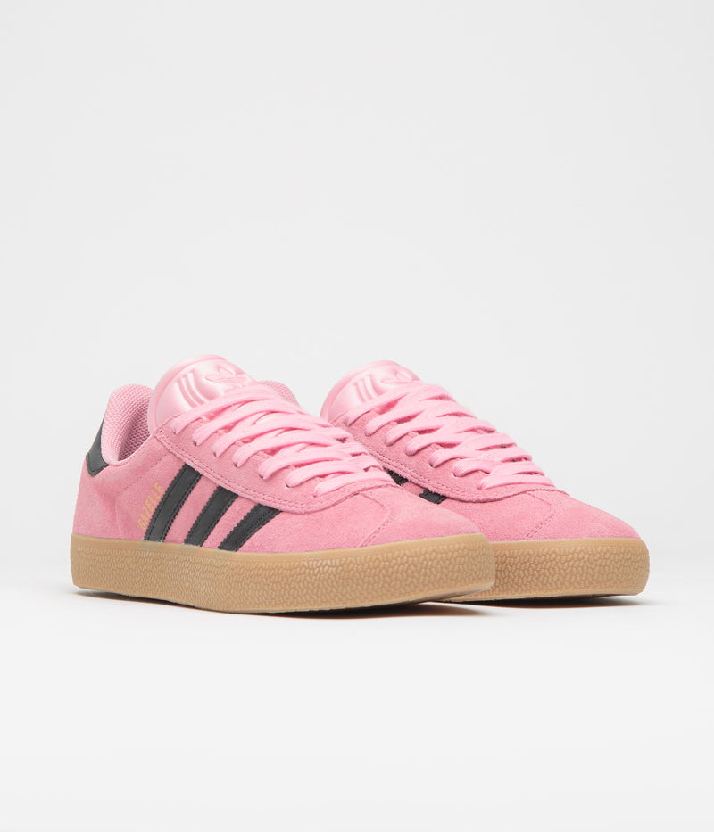 Adidas Gazelle ADV Shoes in Light Pink and Core Black / Gum4