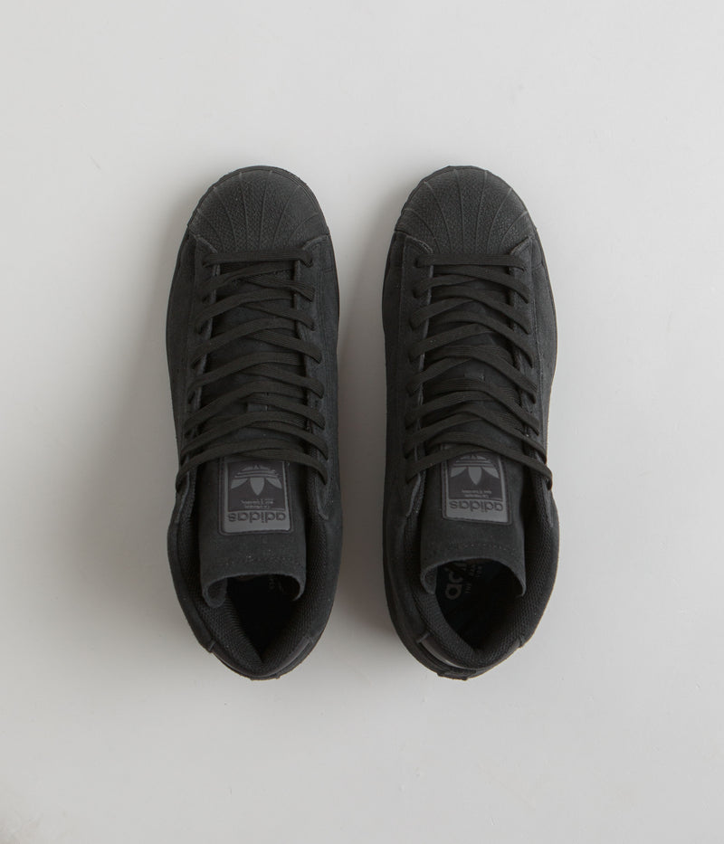 Adidas Pro Model ADV Shoes in Core Black and Grey Five / Core Black