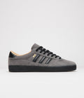 Adidas Puig Indoor Shoes in Charcoal and Core Black / Chalk White
