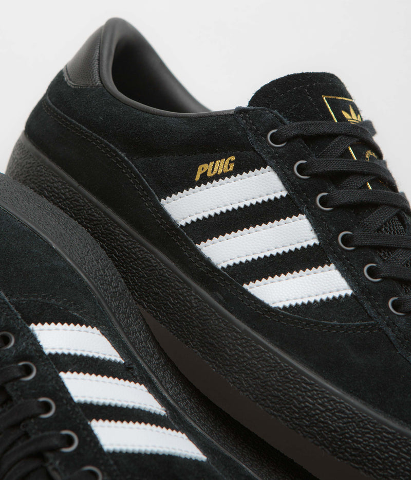 Adidas Puig Indoor Shoes in Core Black and Cloud White / Core Black