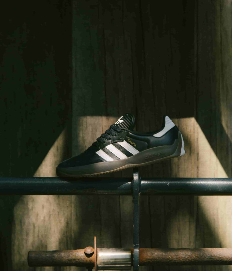 Adidas Puig Samba Shoes in Core Black and FTWR White / Gum