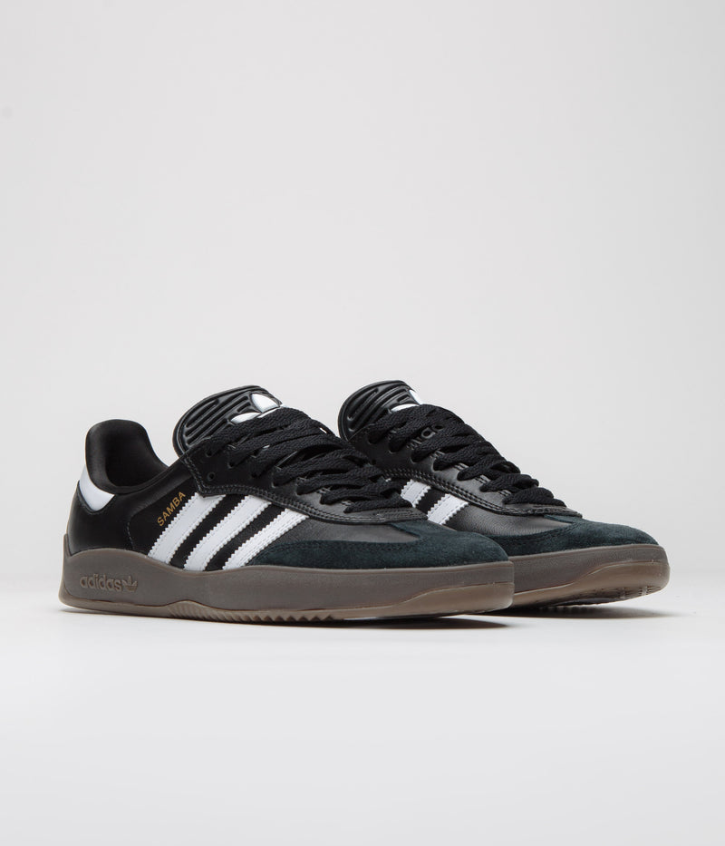 Adidas Puig Samba Shoes in Core Black and FTWR White / Gum