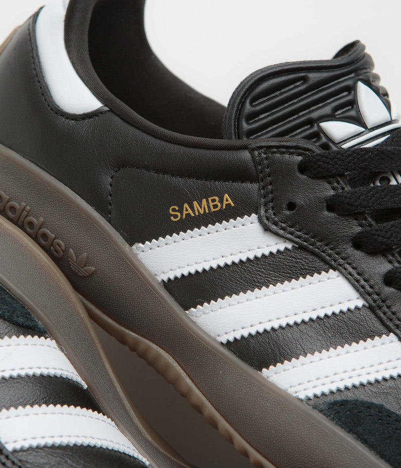 Adidas Puig Samba Shoes in Core Black and FTWR White / Gum