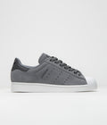 Adidas Superstar ADV Shoes in Grey Five and Core Black / Cloud White