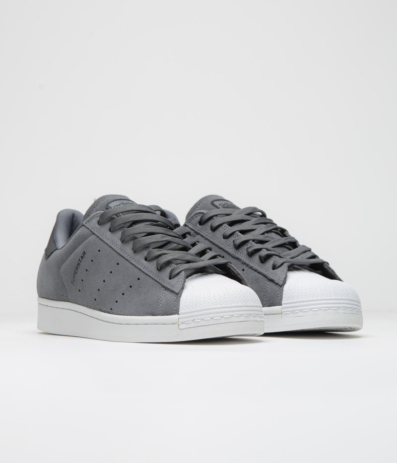 Adidas Superstar ADV Shoes in Grey Five and Core Black / Cloud White