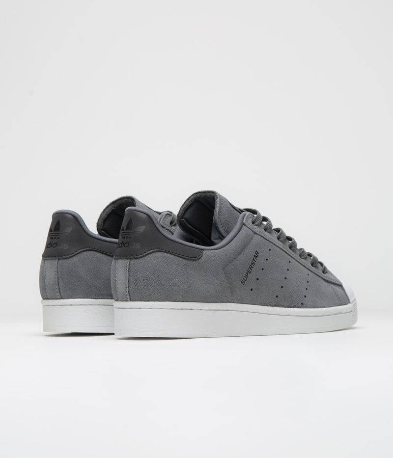 Adidas Superstar ADV Shoes in Grey Five and Core Black / Cloud White