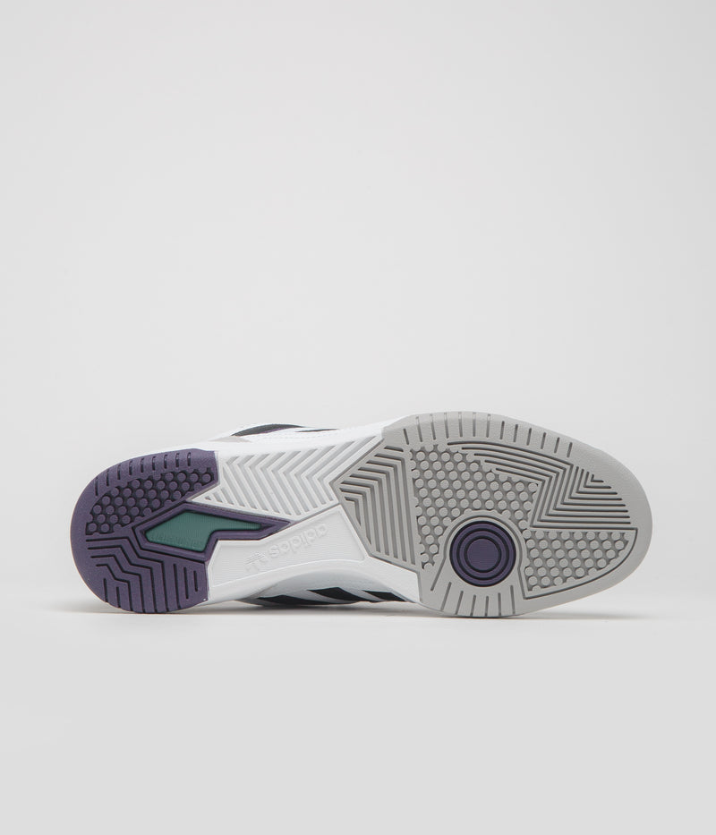Adidas Tekkira Cup Shoes in FTWR White and Core Black / Aurora Plum