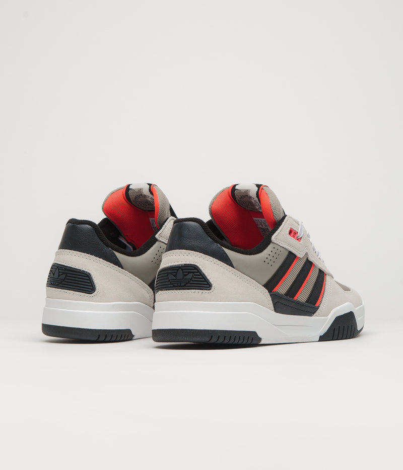 Adidas Tekkira Cup Shoes in Orbit Grey and Core Black / Solar Red