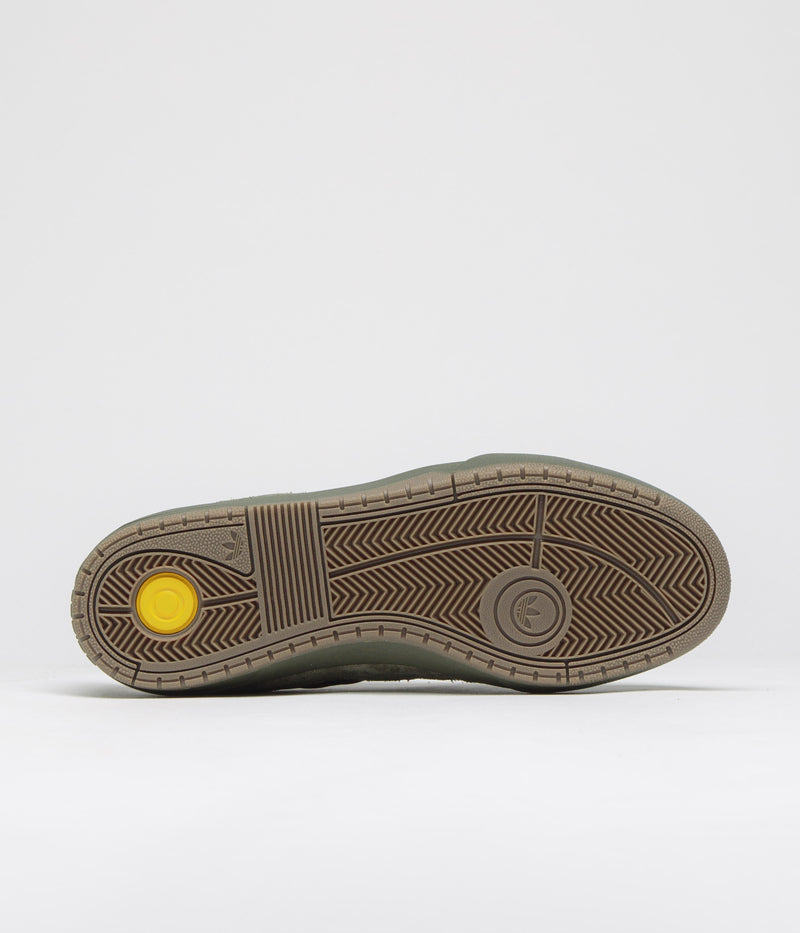 Adidas Tyshawn II Shoes in Olive Strata and Shadow Olive / Gum5