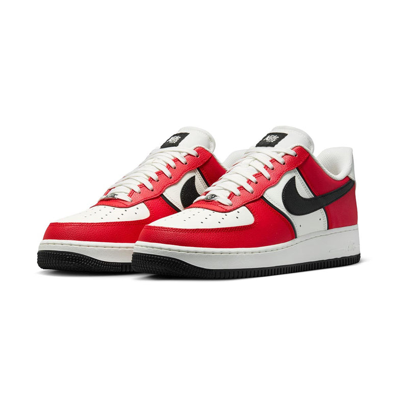 Air Force 1 '07 LV8 'University Red Sail Black' Men's Shoes