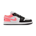 Air Jordan 1 'Black Pink Gaze' Low Big Kids' Shoes