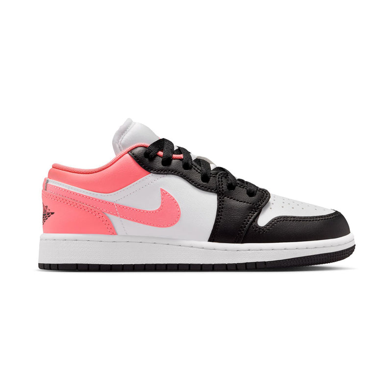 Air Jordan 1 'Black Pink Gaze' Low Big Kids' Shoes