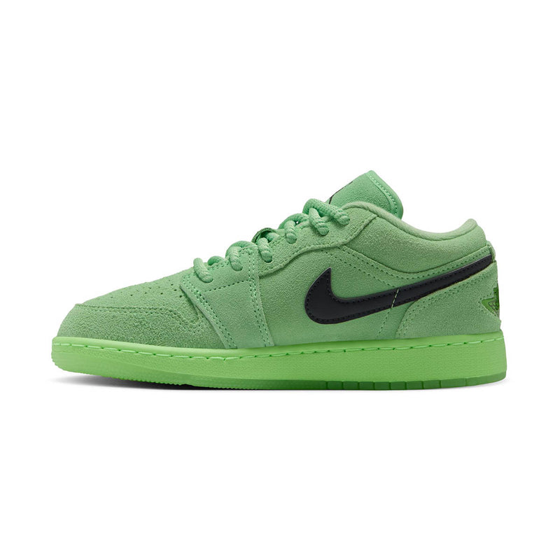 Air Jordan 1 Low SE 'Lime Blast' Big Kids' Shoes