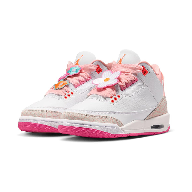 Air Jordan 3 Retro 'Retro Spring Flowers' Big Kids' Shoes