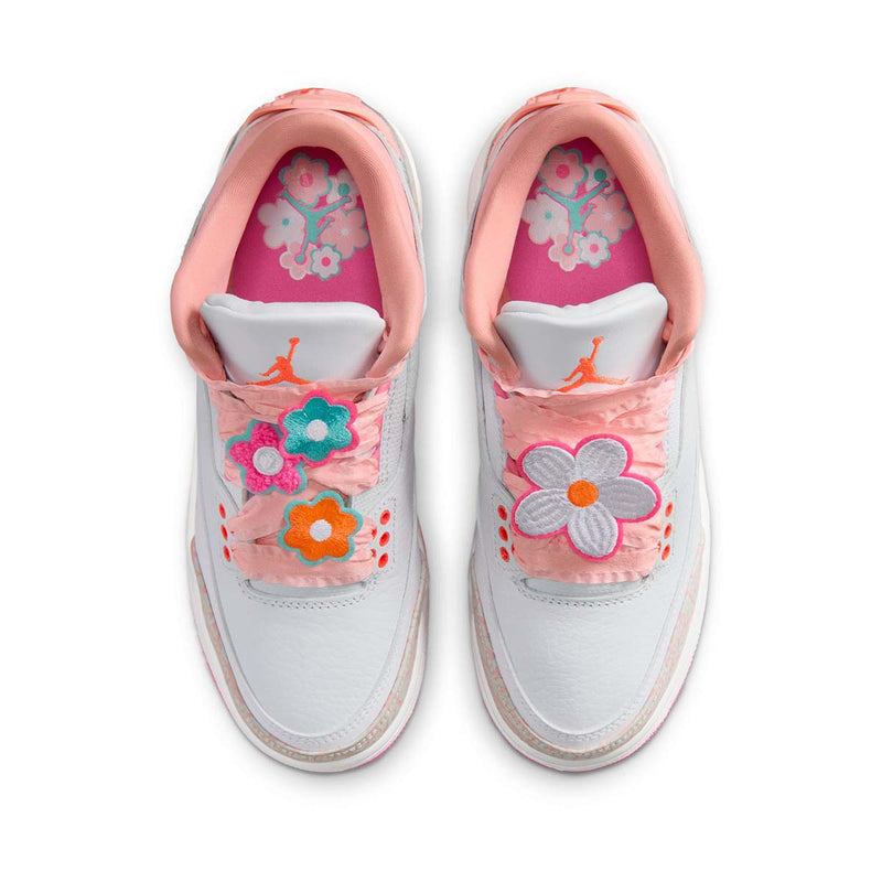 Air Jordan 3 Retro 'Retro Spring Flowers' Big Kids' Shoes