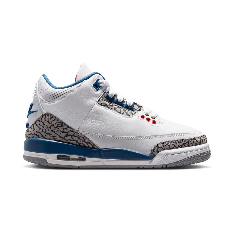 Air Jordan 3 Retro 'True Blue' Big Kids' Shoes