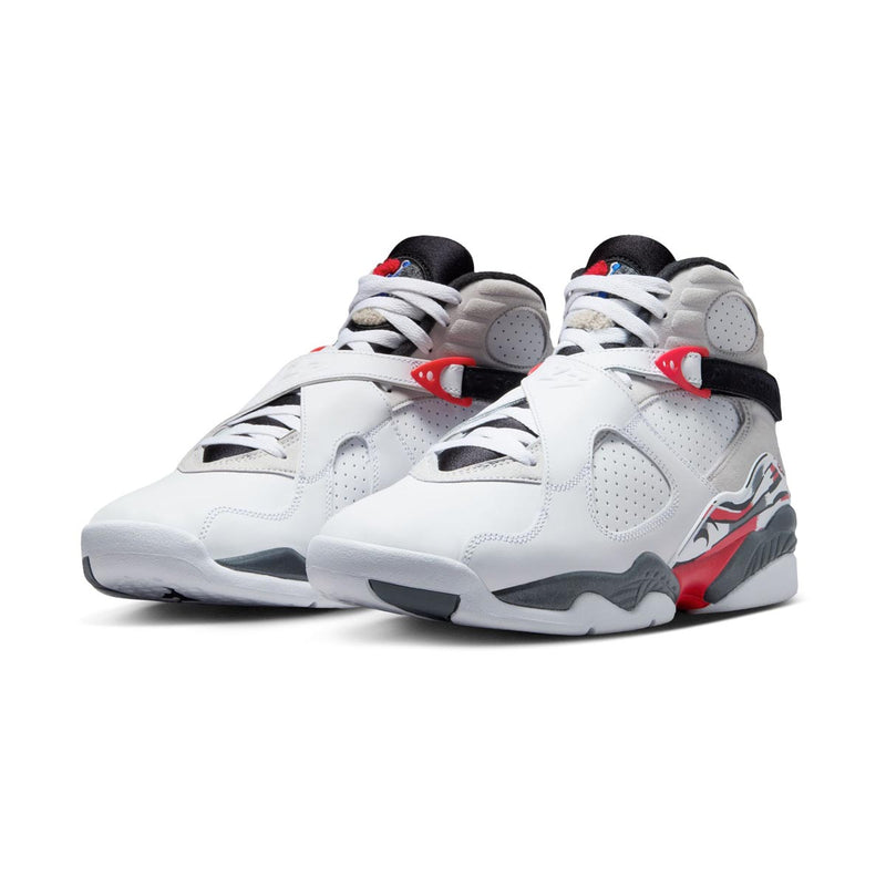 Air Jordan 8 Retro 'White and True Red' Men's Shoes