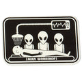 Alien Workshop Abduction Sticker - Black/White