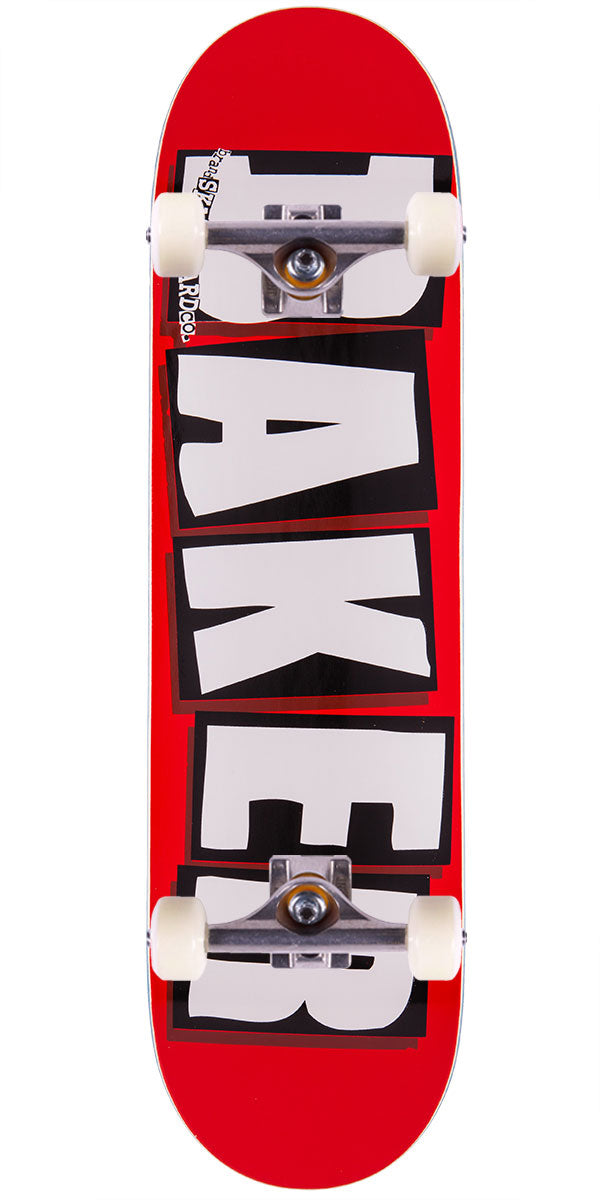 Baker Brand Logo Skateboard Complete - White - 7.5"