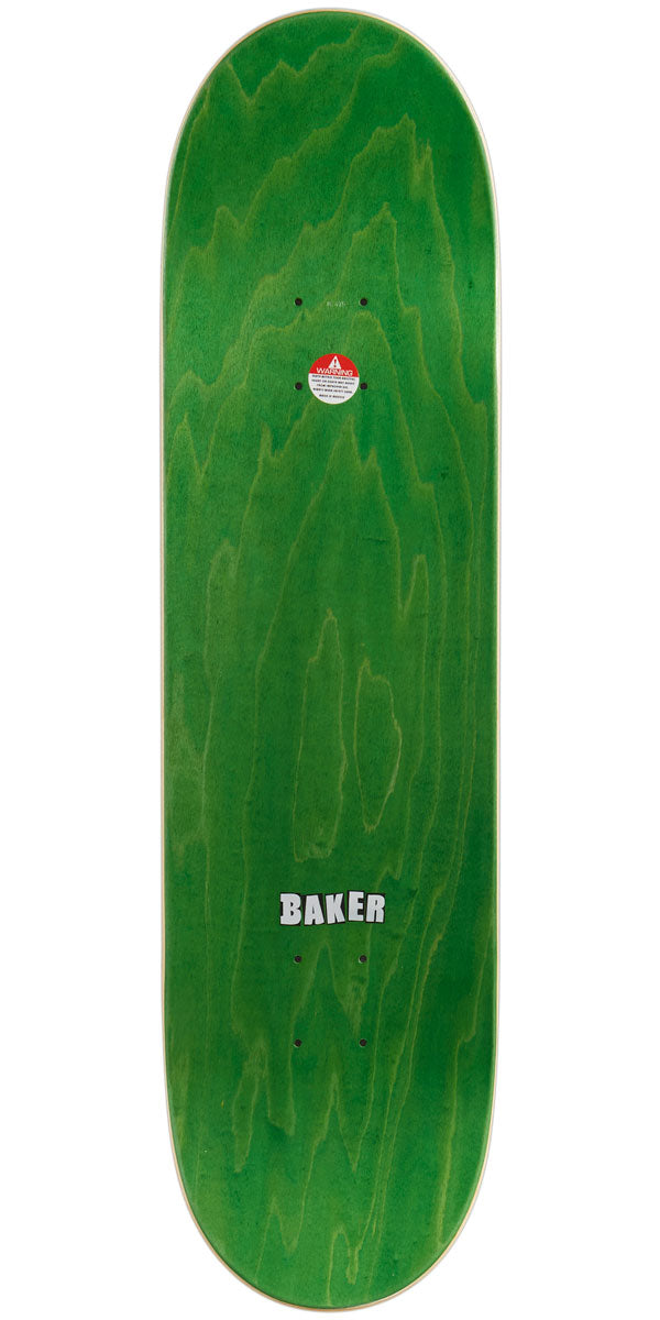 Baker Brand Logo Skateboard Deck - Black/White - 8.475"