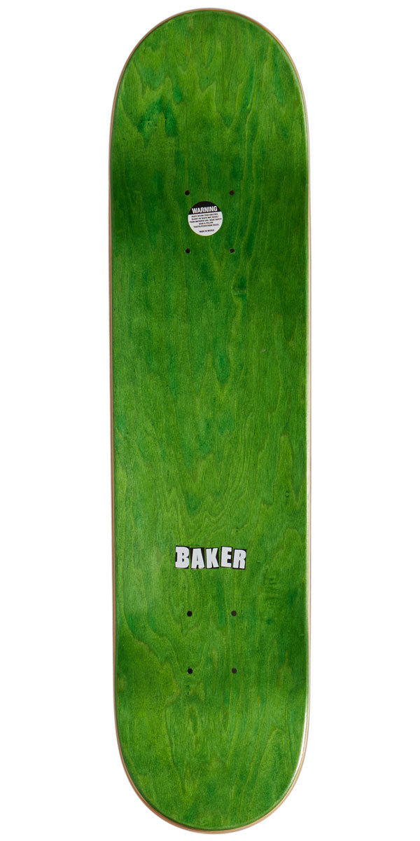 Baker Brand Logo Skateboard Deck - White - 7.30"
