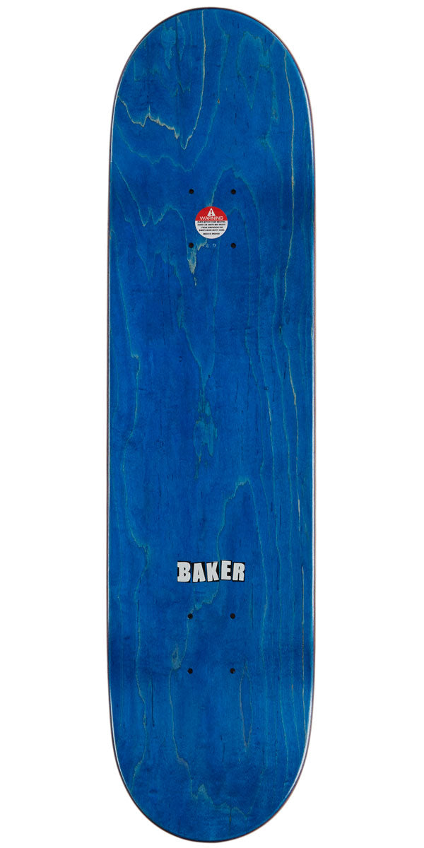 Baker Brand Logo Skateboard Deck - White - 8.00"