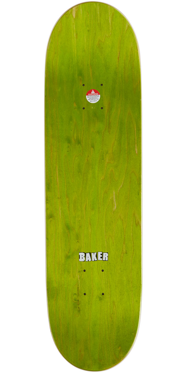 Baker Brand Logo Skateboard Deck - White - 8.60"
