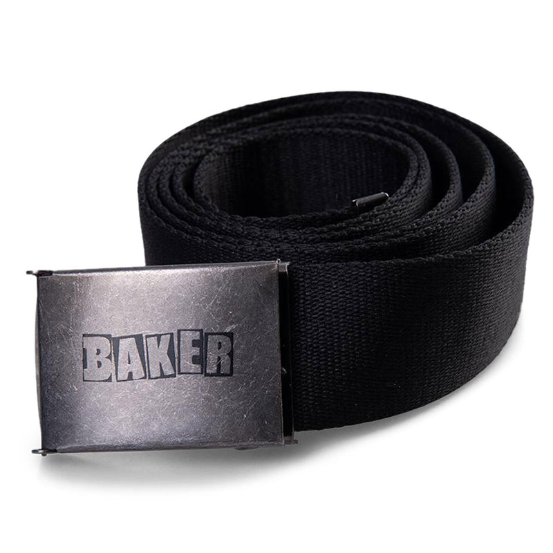 Baker Brand Logo Web Belt - Black