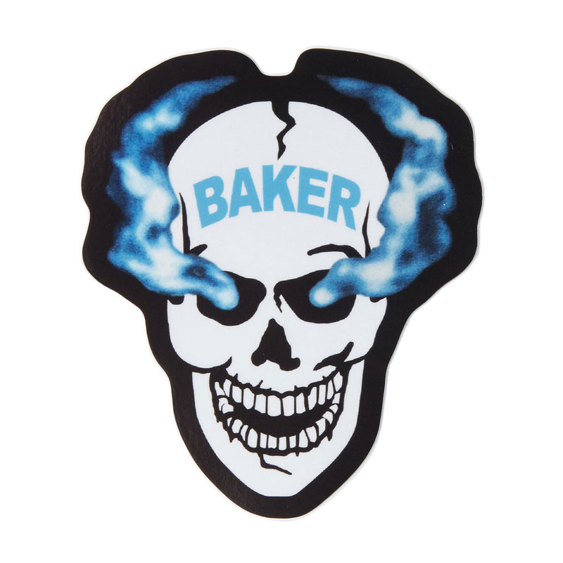 Baker Smoke Skull Sticker