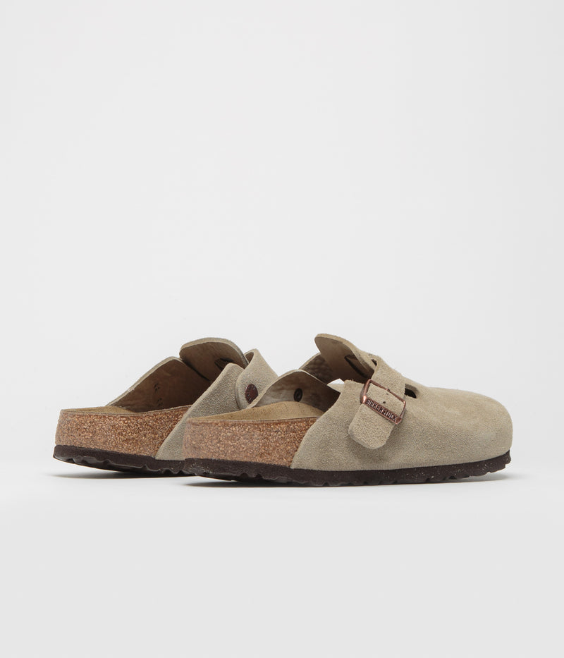 Birkenstock Boston Narrow Sandals in Taupe