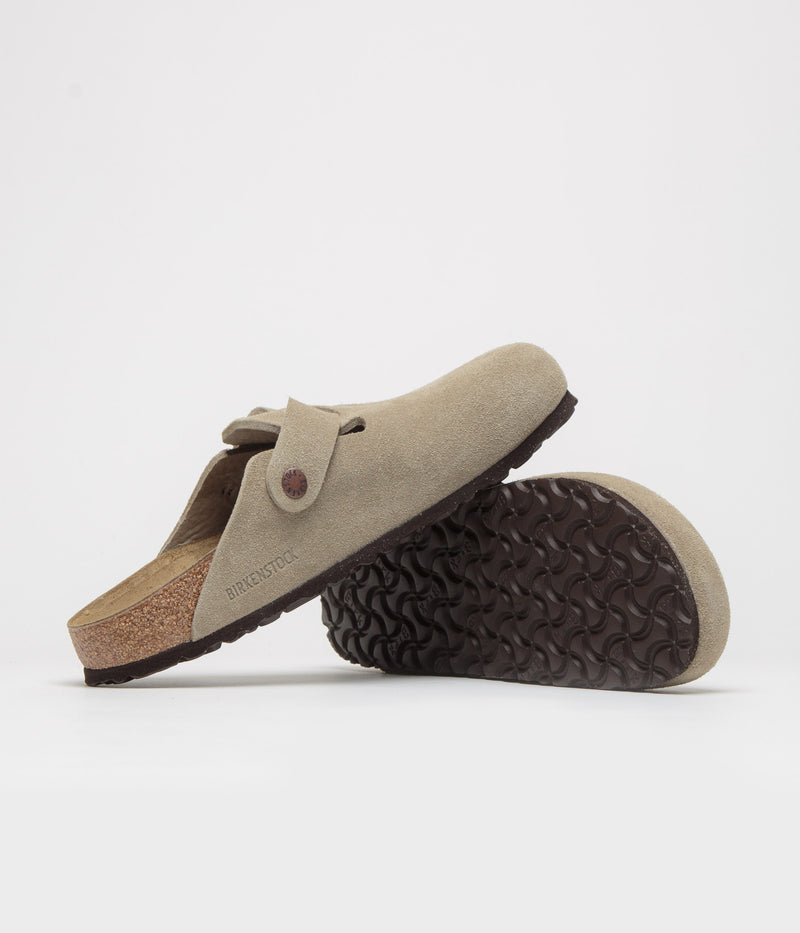 Birkenstock Boston Narrow Sandals in Taupe