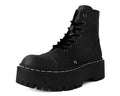 A9890 Black 7-Eye Double Decker Boot